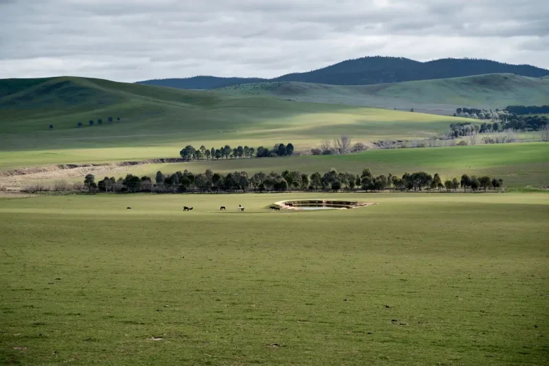 Ferme isolée dans l'outback australien