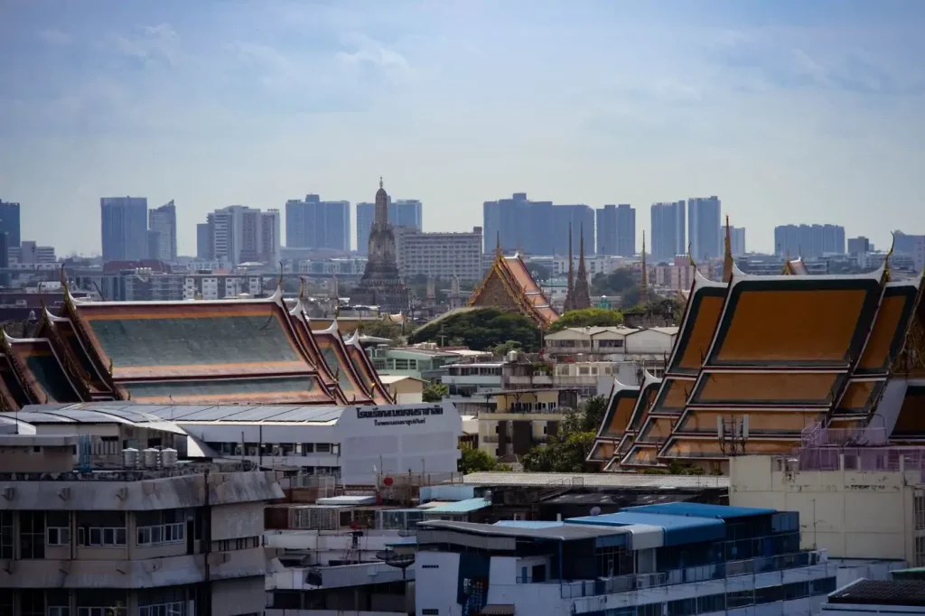 Temple bouddhiste à Bangkok, en Thaïlande